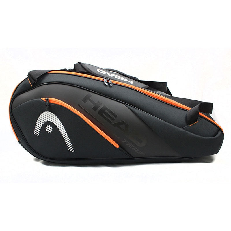 HEAD Tennis Racket Bag Sports Bag Large Capacity 6-9 Racquets Men Women Badminton Bag Tennis Racket Backpack Tenis Squash Padel