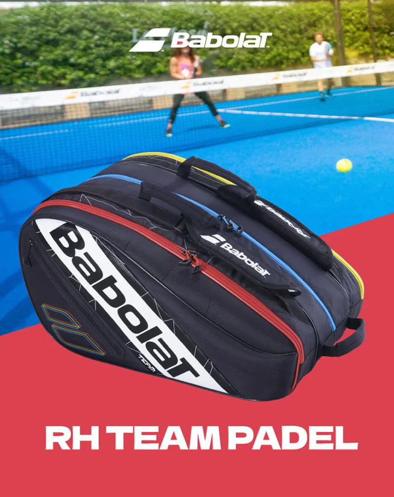 Professional Babolat RH Team Padel Tennis Bag Unisex 1Pack De Padel Racket Backpack 2023 Autumn Winter Portable Padel Court Bags