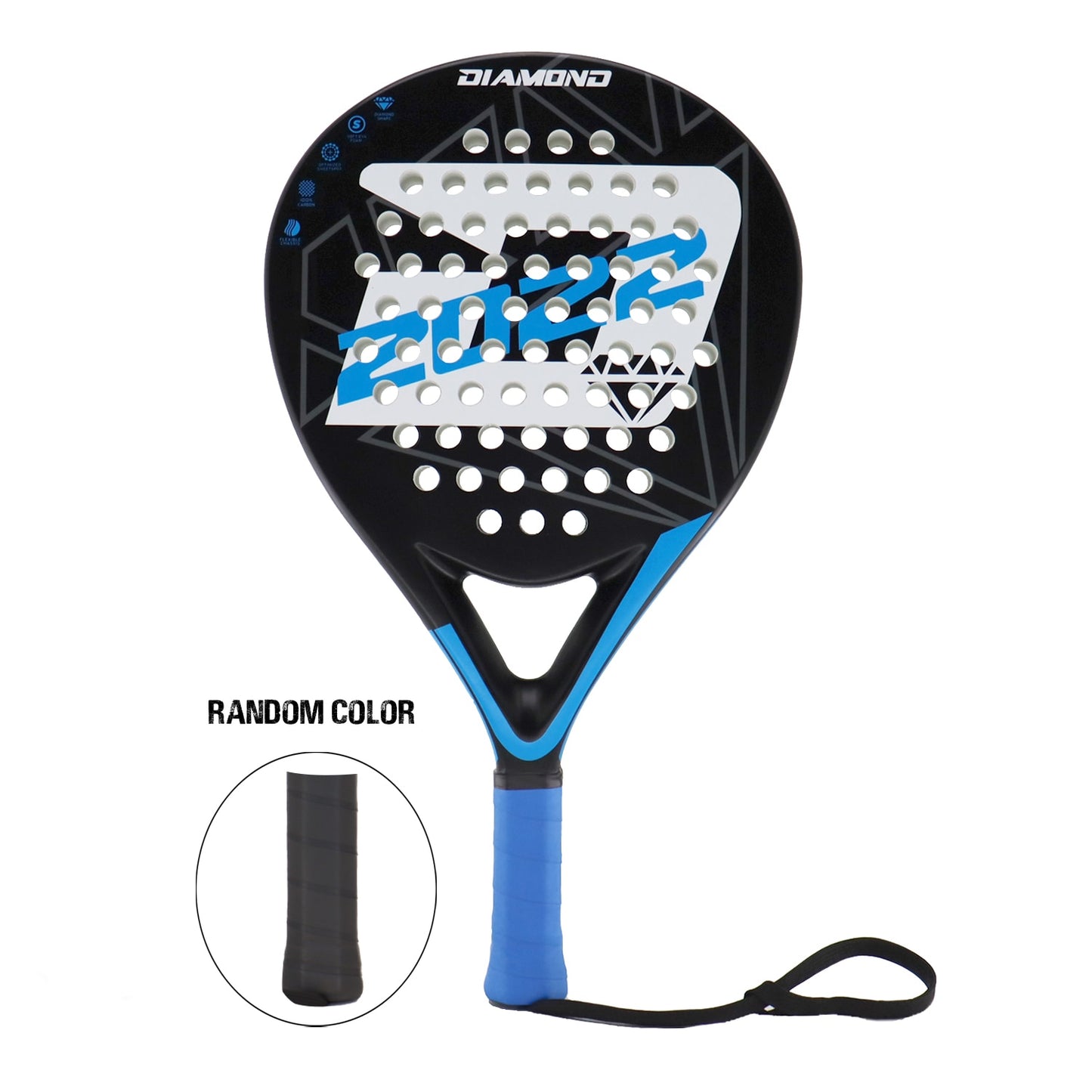 Pro Tennis Padel Paddle Racket Diamond Shape EVA SOFT racchetta