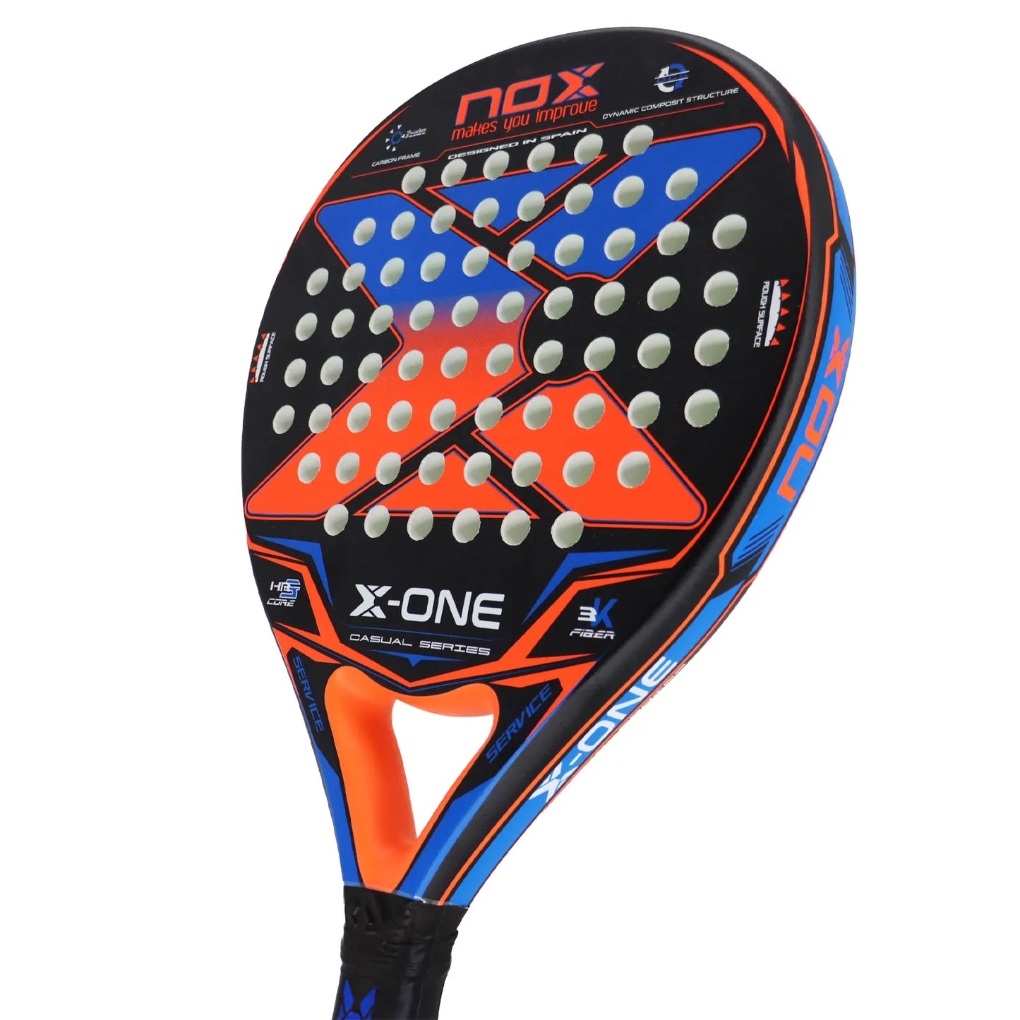 New Hot Padel Racket 3K Carbon Fiber with Soft EVA Face Tennis Paddle Racquet Racket Power Surface