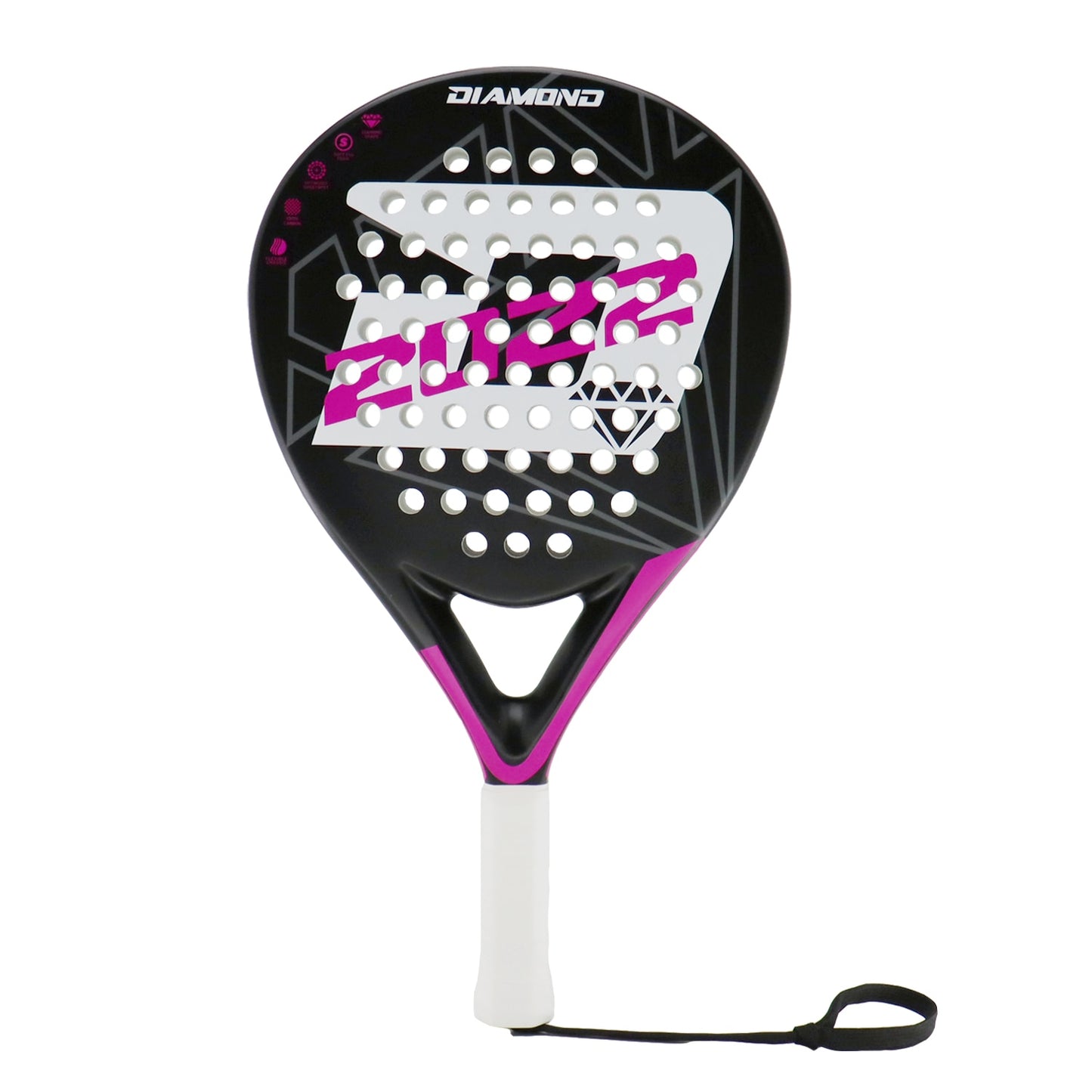 Pro Tennis Padel Paddle Racket Diamond Shape EVA SOFT racchetta