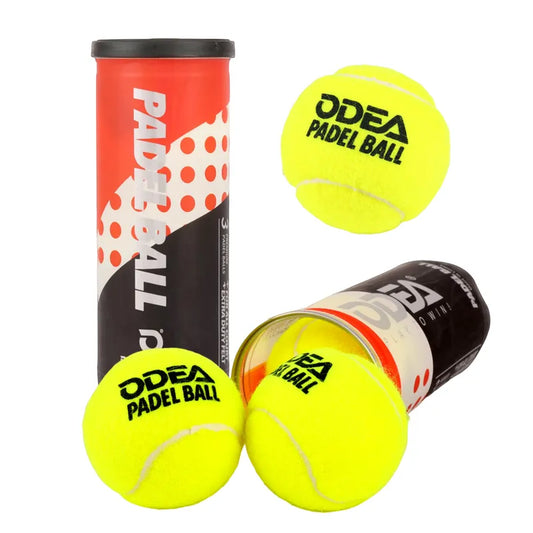 Padel Ball ODEA Paddle Tenis Accessories 50% Wool Professtional Pressurized Tournament Training Tennis Balls 1/2/4/8 Cans