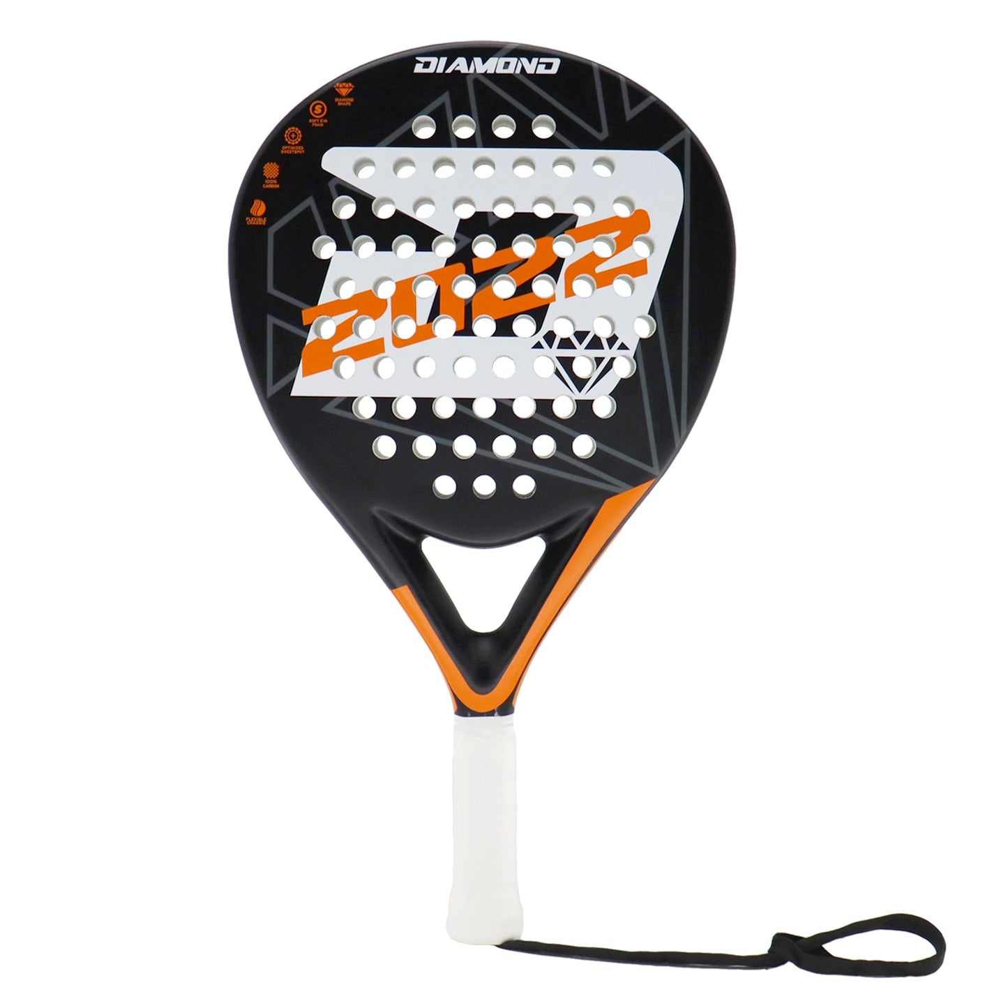 Pro Tennis Padel Paddle Racket Diamond Shape EVA SOFT racchetta