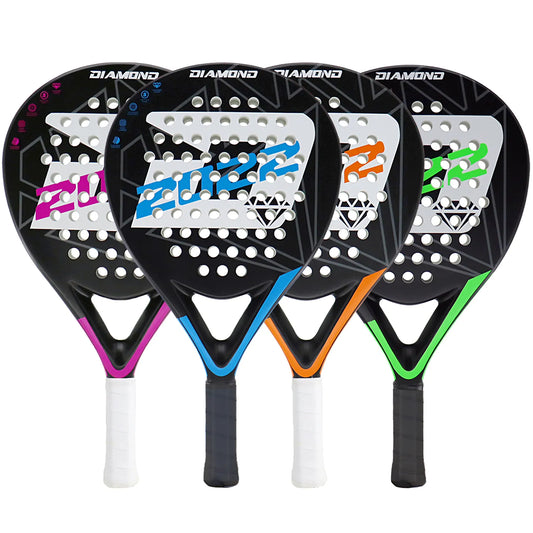 Padel Racket Full Carbon Fiber Surface High Balance with EVA SOFT Memory  Padel Paddle shovel