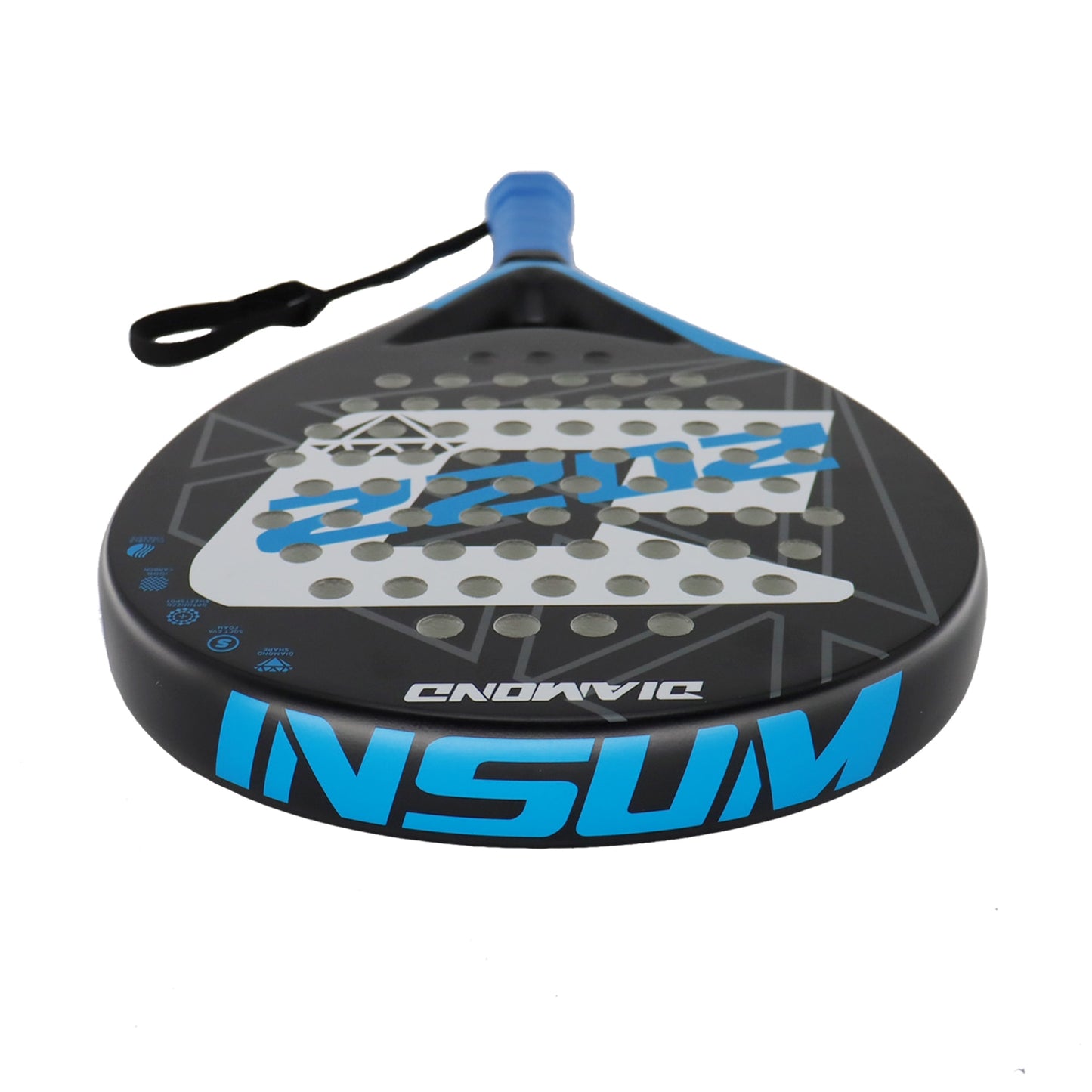 Pro Tennis Padel Paddle Racket Diamond Shape EVA SOFT racchetta