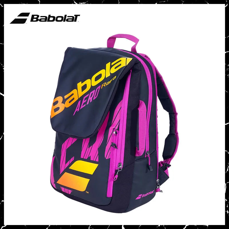 Nadel Type BABOLAT PURE AERO RAFA Tennis Backpack 2 Usages Adults Sports Squash Padel Beach Tennis Racket Bag Original Backpack