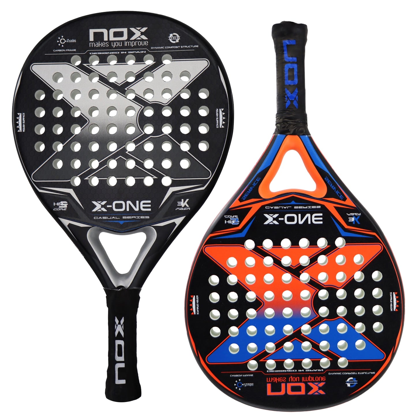 New Hot Padel Racket 3K Carbon Fiber with Soft EVA Face Tennis Paddle Racquet Racket Power Surface