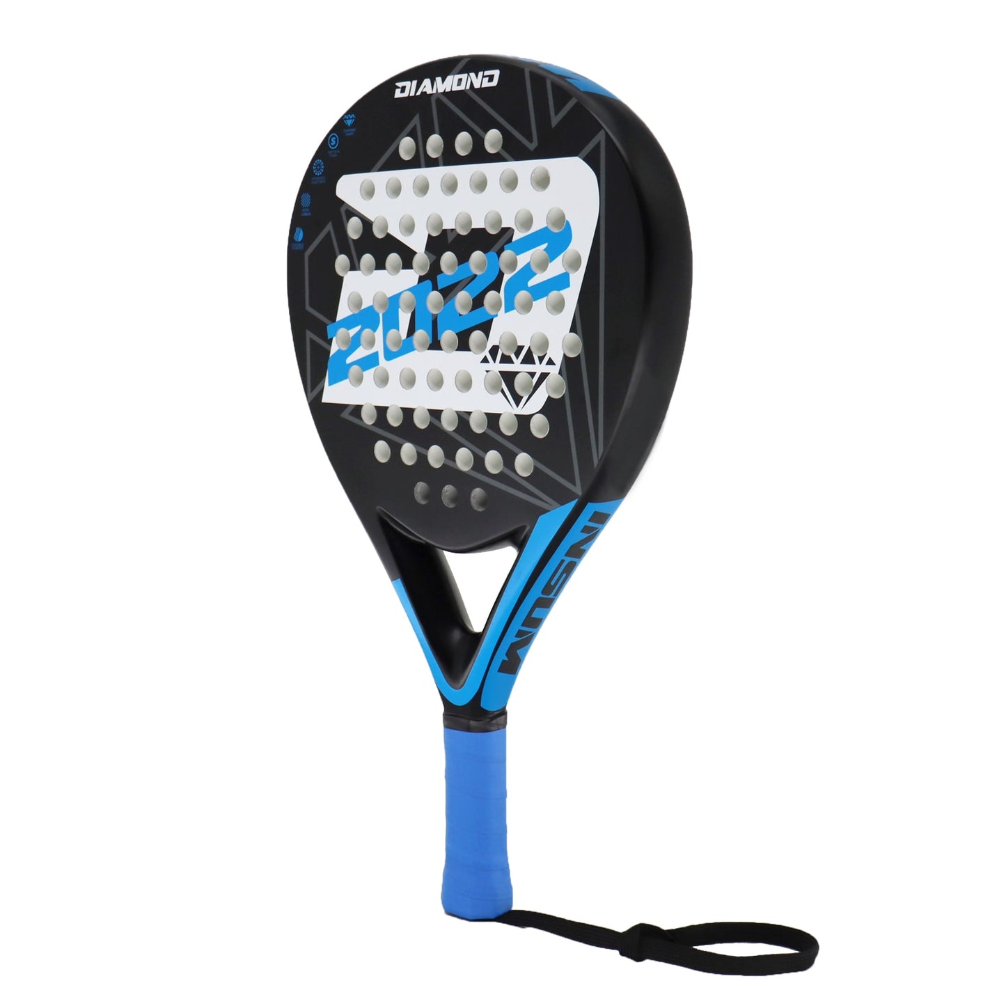 Pro Tennis Padel Paddle Racket Diamond Shape EVA SOFT racchetta